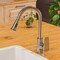 Alfi Brand Brushed Nickel Square Gooseneck Pull Down Kitchen Faucet ABKF3889-BN - alternate 7